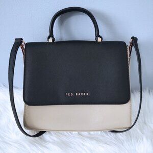 Ted Baker Black and Cream Satchel